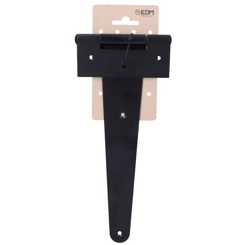 T-Scharnier 300 x 110 mm h°, schwarzes Epoxidharz aus EDM Hängekarton