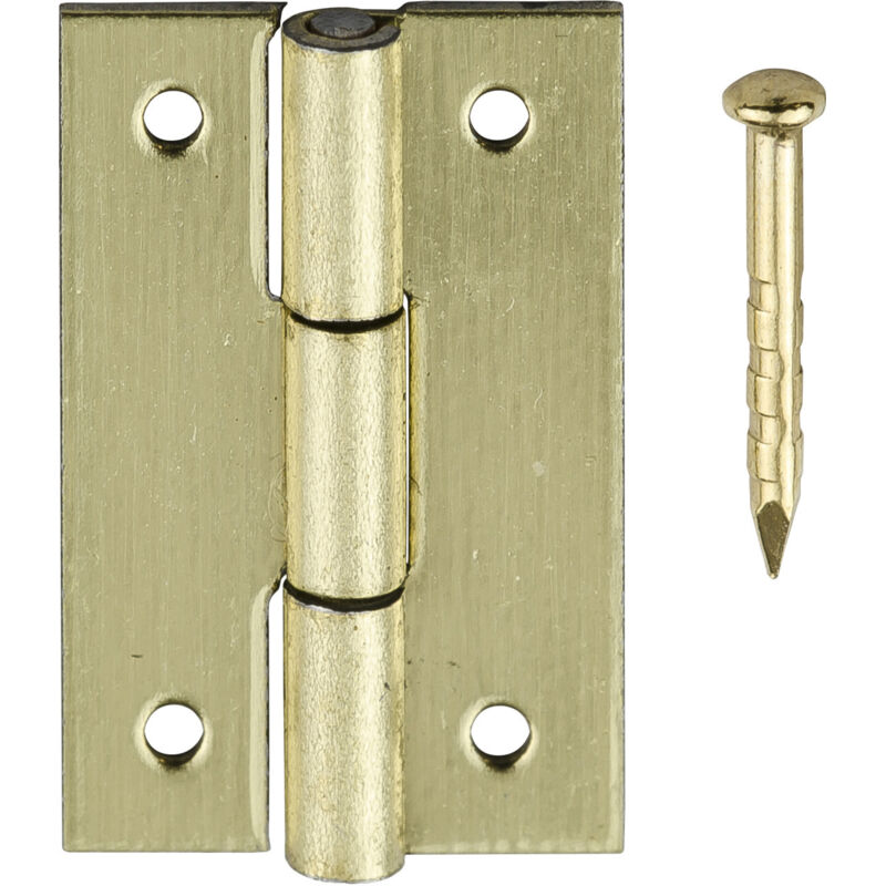 Vormann - Schatullenscharniere vermessingt 15 x 10 mm Scharniere