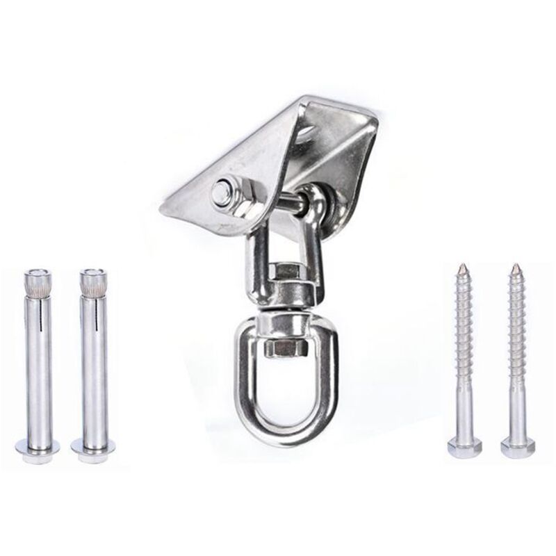 Schaukelaufhänger aus Edelstahl, robuste Deckenschaukelhalterung, Hardware-Kit für Yoga-Schaukel, Hängesessel, Verandaschaukel, robuster Boxsack,