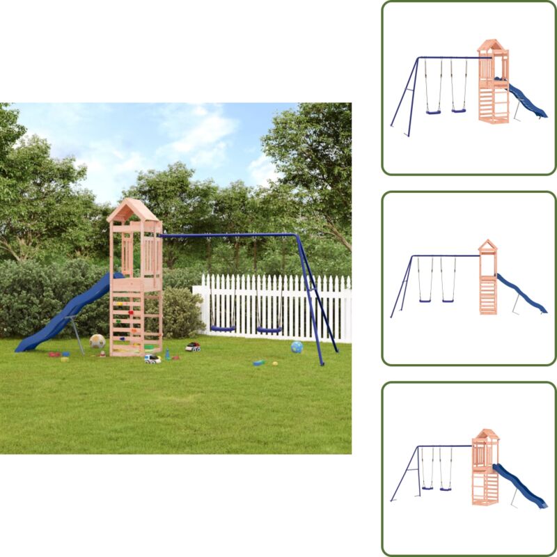 Spielturm Massivholz Douglasie - Holzspielplatz - Spielturm - Douglasie - Gartenmöbel - Outdoorspielgeräte