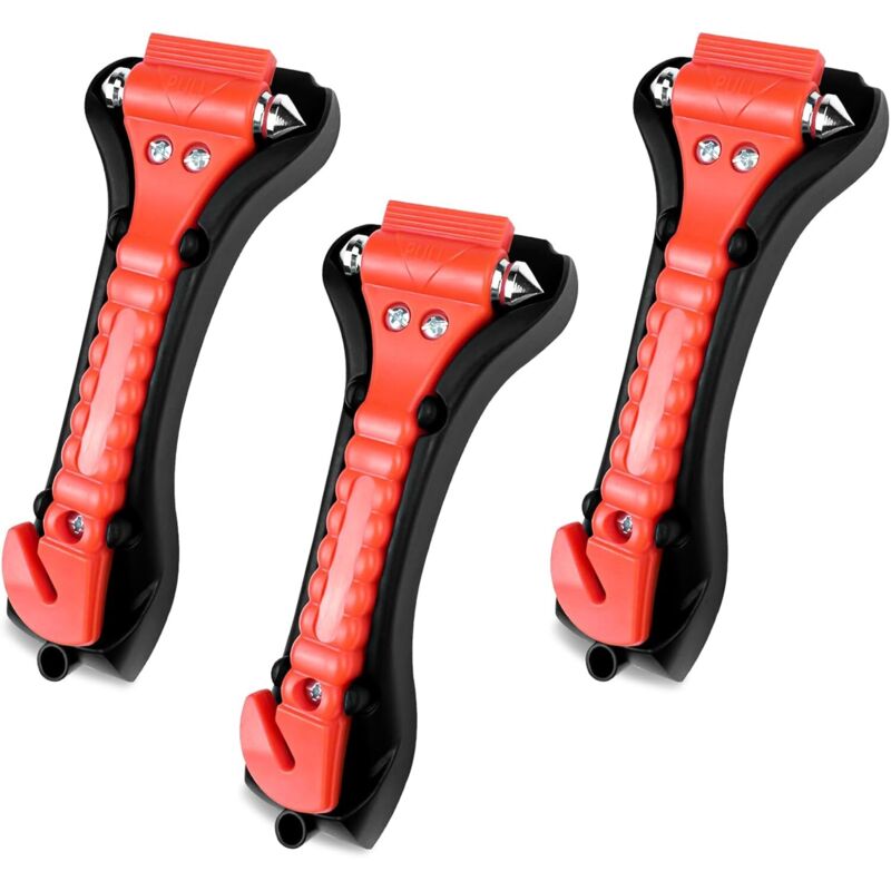 Scheibenbrecher und Gurtschneider, Notfall-Scheibenbrecherhammer für Autos, 2-in-1-Scheibenbrecher und Gurtschneider für Autos, Notfallausrüstung für