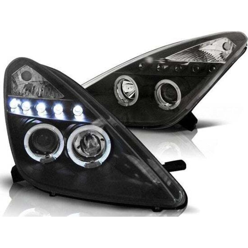 Viking Choice - Scheinwerfer Dual Halo Felgen toyota celica T230 99-05 angel eyes schwarz
