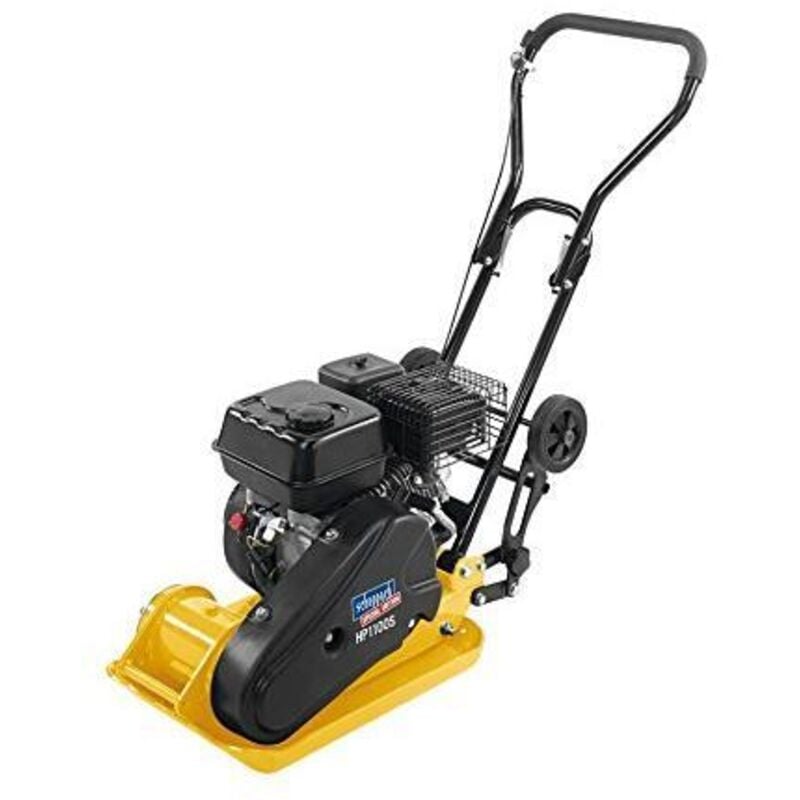 Scheppach - Rüttelplatte hp 1100 s 4.000 w 163 ccm inkl. Matte und Fahrwerk