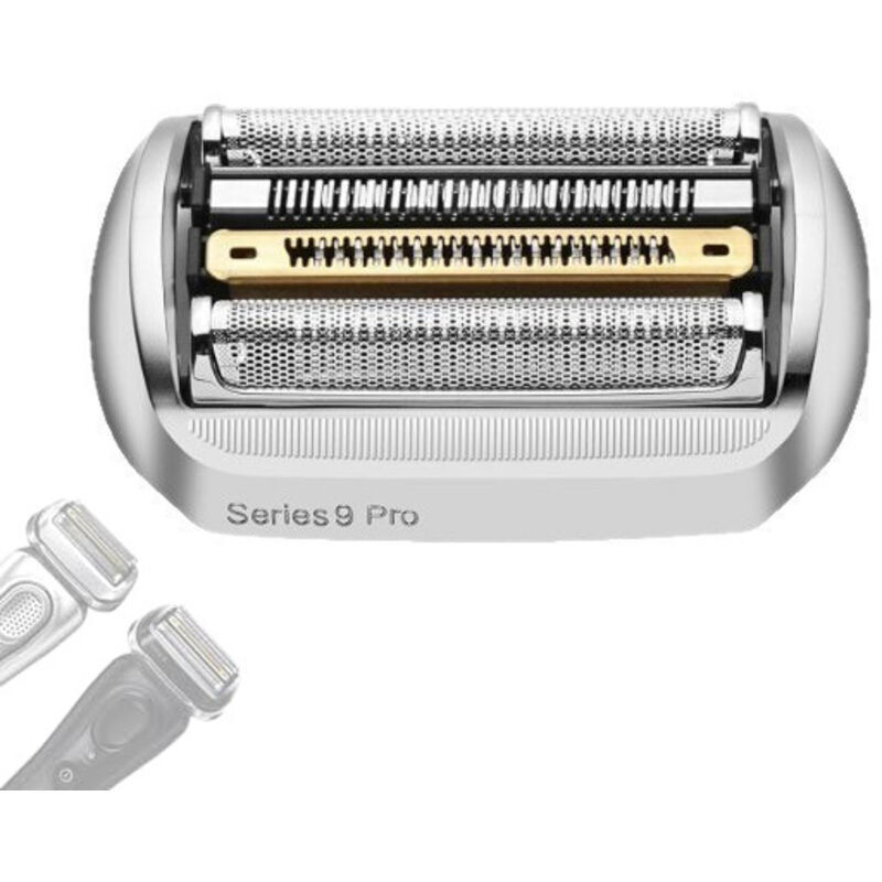 Scherkopf für Braun Series 9 Elektrorasierer, kompatibel mit dem Scherkopf der Braun Series 9, silbernes Ersatzteil für Scherköpfe, Ersatzklingen,