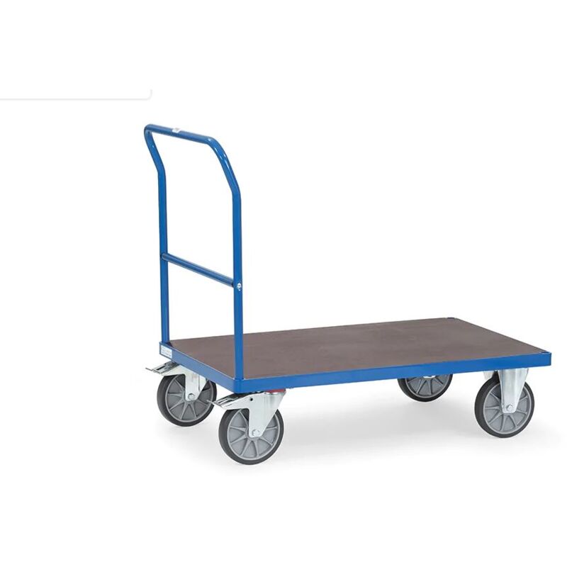 Fetra Schiebebügelwagen mit wasserfester Siebdruck Plattform Ladefläche 1.000 x 700 mm