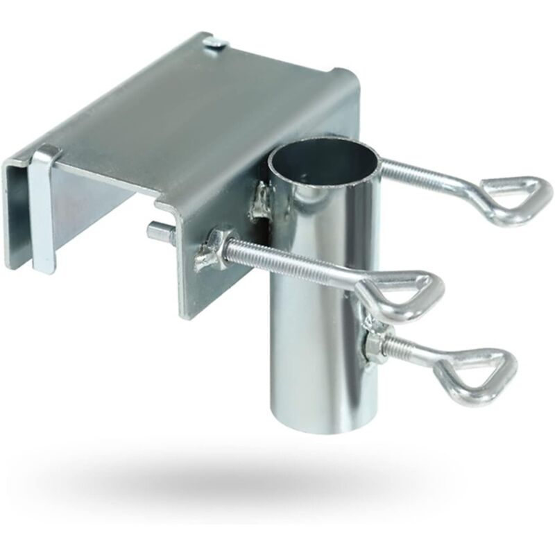 Schirmhalter für Balkon, Clip zur Befestigung, für Gartenschirm, platzsparender Balkon-Schirmständer, Sonnenschirmhalter für Balkon, geeignet für