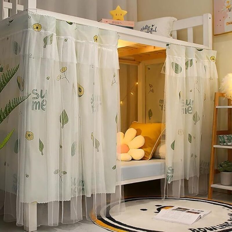 Schlafsaal-Hochbett-Vorhang, Verdunkelungsvorhang für Kinderbett, Kabinenvorhang, Etagenbett-Vorhang, mittelhoher Wert, Tagesdecken für Jungen und