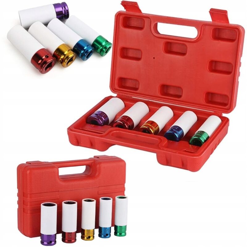 Schlageinsätze für Felgen 1/2' 15,17,19,21,22mm