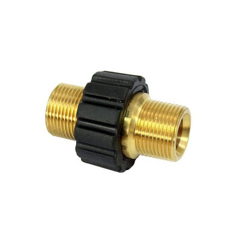 Schlauch-Schnellverbinder, M22 x 1,5, Dual-Male-Hochdruckreiniger-Adapter, kompatibel mit Karcher-, Karcher HD- und HDs-Hochdruckreiniger-Schlauch