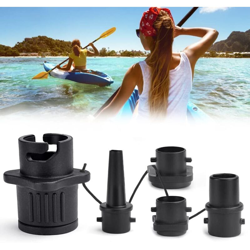 SUP-Pumpenadapter für Schlauchboot-Luftpumpenkonverter und Ventilkite/Boston Pomp
