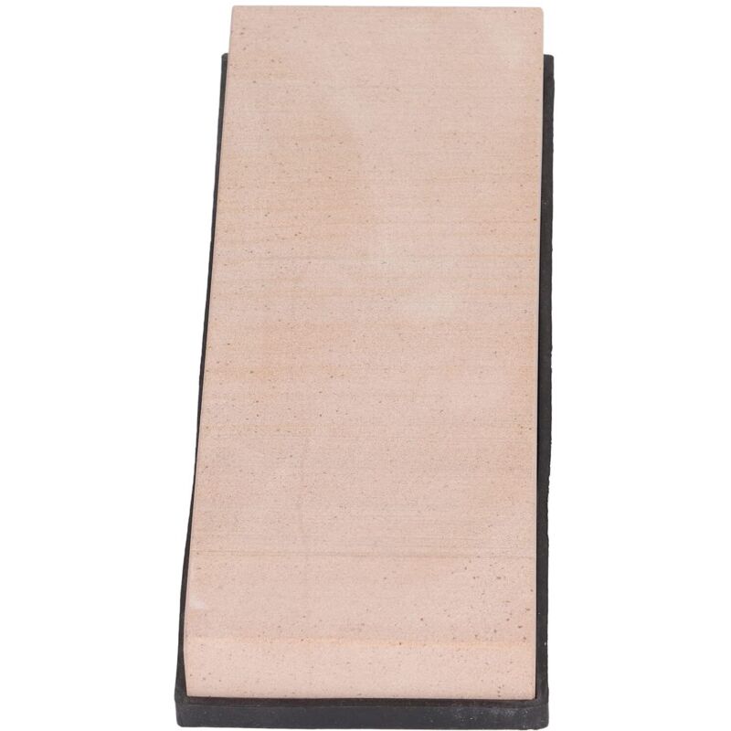 Schleifstein-Schärfset, Nassschleifstein, Wasserstein-Schleifscheibe, Abrichtstein für Küchenmesser mit rutschfester Unterseite (Topas, Körnung 1000)