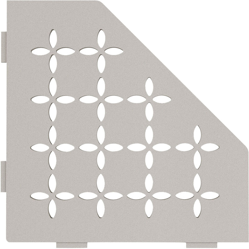 Schlüter SES2D5TSBG-E-S2 Ablage Floral 75x195x195x75mm Beigegrau