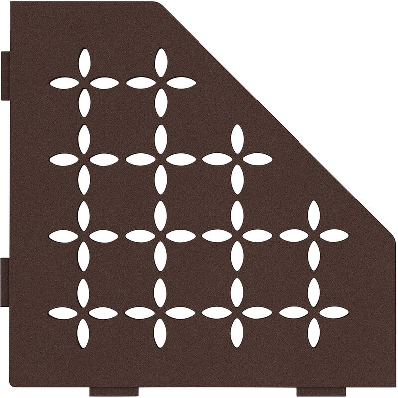 Schlüter SES2D5TSOB-E-S2 Ablage Floral 75x195x195x75mm Bronze