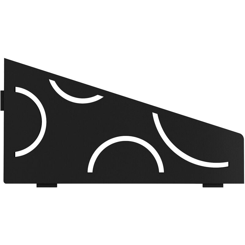 Schlüter SES3D6MGS-E-S3 Ablage Curve 62x295x154mm Graphitschwarz matt