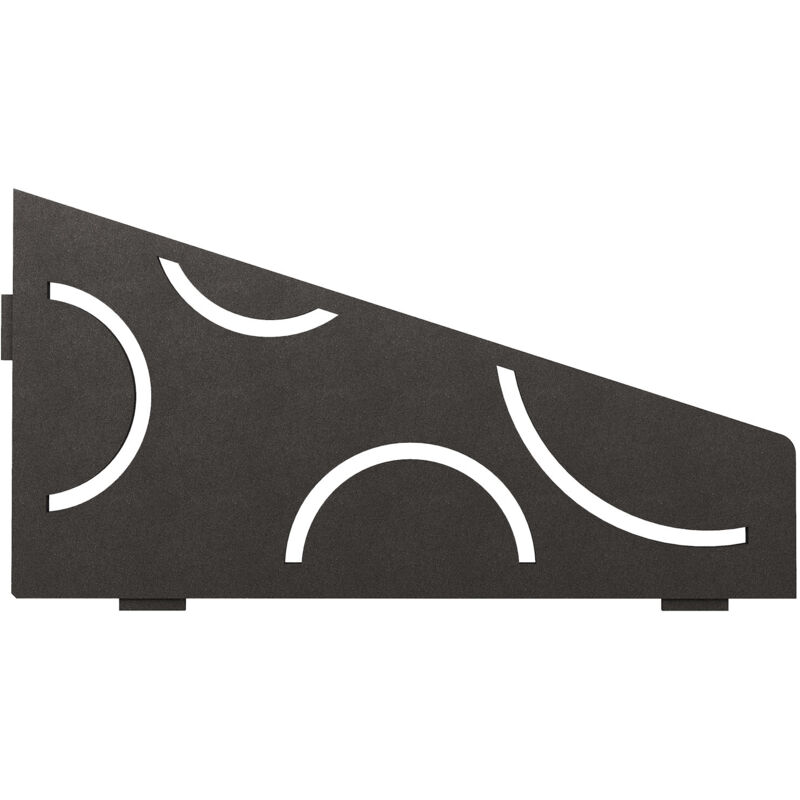 Schluter - Schlüter SES3D6TSDA-E-S3 Ablage Curve 62x295x154mm Dunkelanthrazit