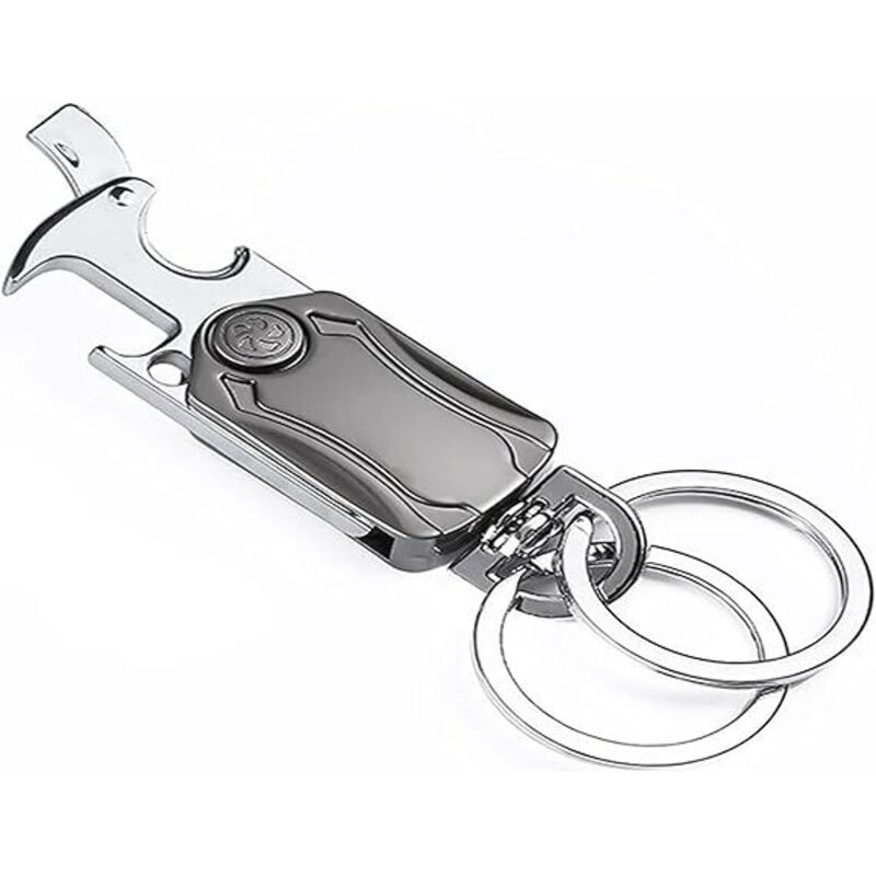 Schlüsselanhänger, Multifunktionaler Schlüsselanhänger, 1 Stück Herren-Auto-Schlüsselanhänger Karabiner Flaschenöffner Metall-Schlüsselanhänger