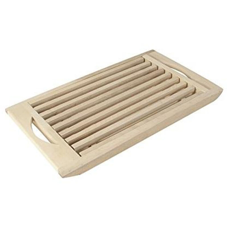 Trade Shop Traesio - Trade Shop - holzschneidebrett für brot, wurst und käse mit herausnehmbarem kräuergitter -