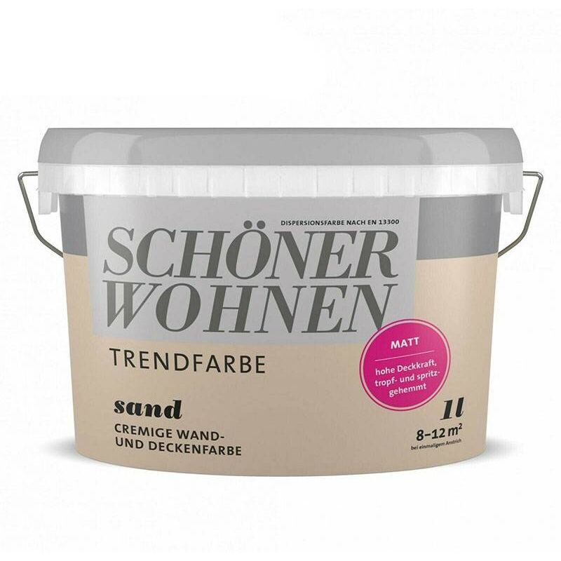 Sw Trend Wandfarbe matt 1,0L Sand 8514