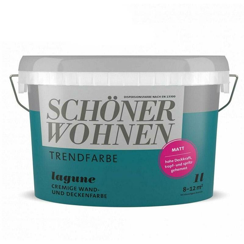 SW Trend Wandfarbe matt 1,0L lagune 5518