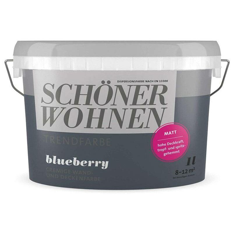 Sw Trend Wandfarbe matt 1,0L blueberry 7504