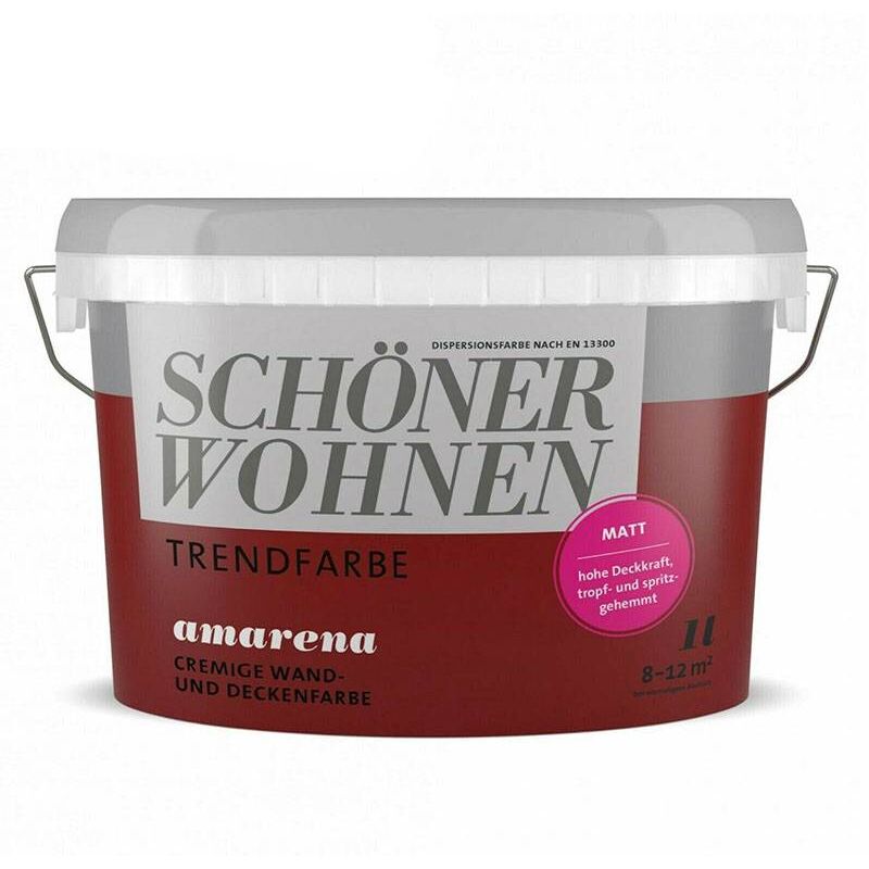 Sw Trend Wandfarbe matt 1,0L amarena 3511