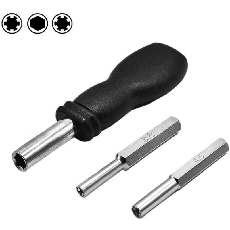 Schraubendreher-Bits Sicherheitswerkzeug 4,5 mm 3,8 mm Kompatibel mit Nintendo Snes N64 Game-Cube Gamebit
