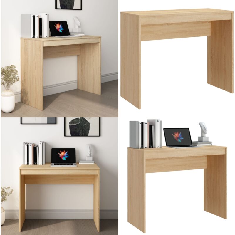 Vidaxl - Schreibtisch Sonoma-Eiche 90x40x72 cm Holzwerkstoff - Schreibtisch - Holzwerkstoff - Sonoma-Eiche - Home Office - Schreibtisch Klein - Home