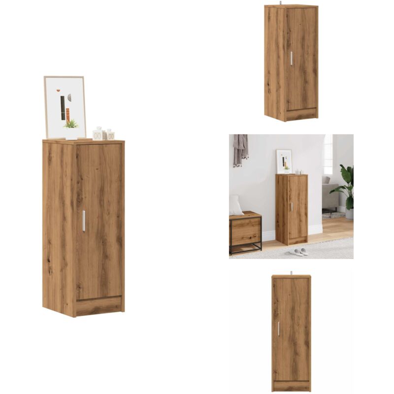 Vidaxl - Schuhschrank Artisan-Eiche 32x35x92 cm Holzwerkstoff - Schuhschrank - Schuhschränke - Schuhaufbewahrung - Schuhorganizer