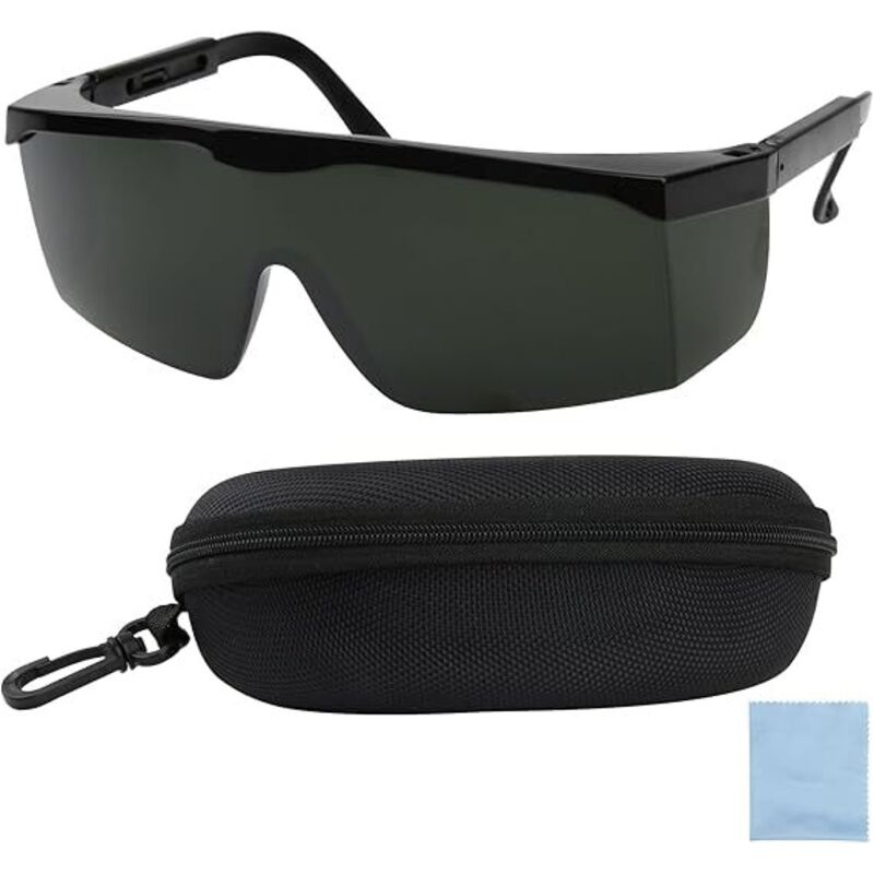 Schutzbrille für Laser und gepulstes Licht, IPL 190-540 nm Laserschutzbrille, UV-Schutzbrille, Arbeitsschutzbrille für die Haarentfernung mit Laser