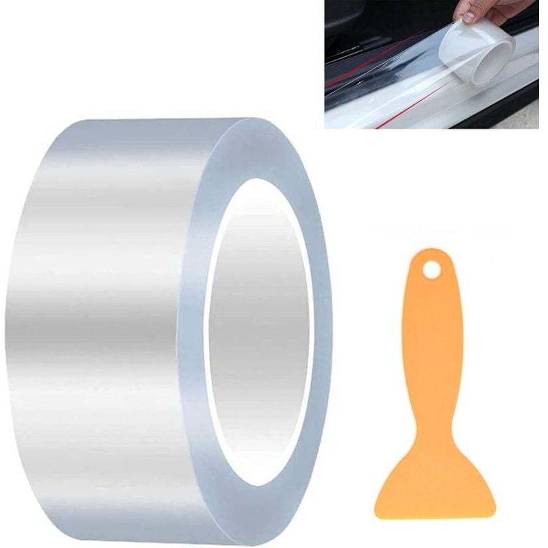 Schutzfolie für Autos, transparenter Autoaufkleber, Lackschutzfolie, transparente Schutzfolie, selbstklebende Lackschutzfolie, mit Rakel für Autos