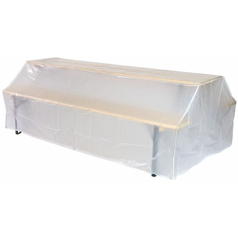 Dema - Schutzhülle für Bierzeltgarnitur Abdeckung 221x121x75 cm Abdeckplane Bierbank