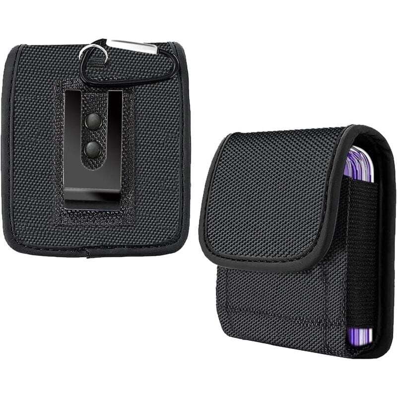 Schutzhülle mit Gürtelclip für Samsung Galaxy Z Flip/Z Flip 5G/Z Flip 3 5G (Oxford Canvas)