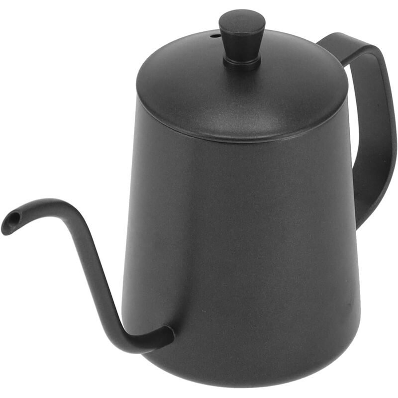 Schwanenhalskessel 350 ml, Edelstahl 304, langer Präzisionsausguss für Filterkaffee, Tee und Bastelbedarf