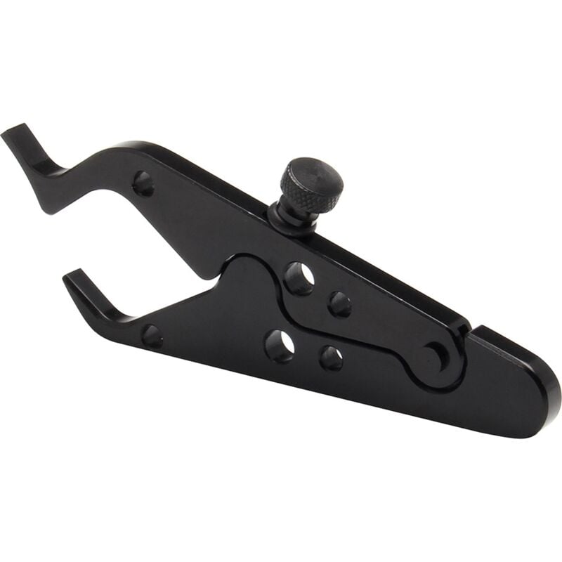 (Schwarz) Motorrad-Tempomat, Motorrad-Lenkerklemme, Gasgriff aus Aluminium mit Gasassistent-Verriegelung, universeller Cruise