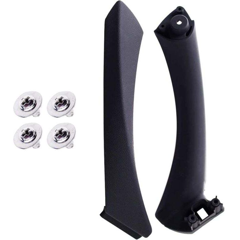 Schwarz rechts) Schwarzer rechter Türgriff und Außentürgriffabdeckung für bmw E90 E91 (2005-2011), Türgriff-Ersatzsatz für bmw 3er