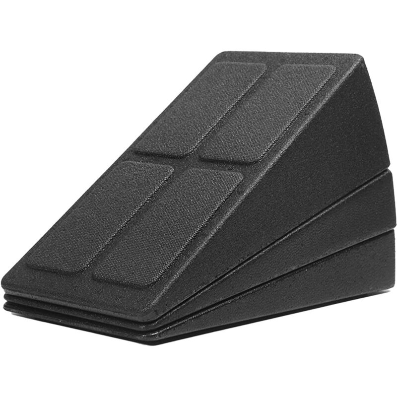 (Schwarz) Schrägpedal, Wadenstrecker, verstellbares Fitnessgerät mit Neigungsverstellung, geeignet für Fitnessstudios und Heimtraining