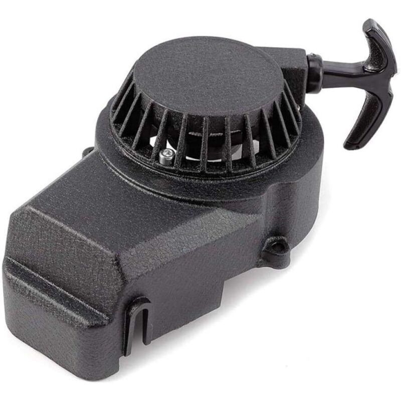 Schwarze Aluminium-Seilzugstarter-Baugruppe für 2-Takt 47cc 49cc Pocket Bike Dirt Bike 1 Stück