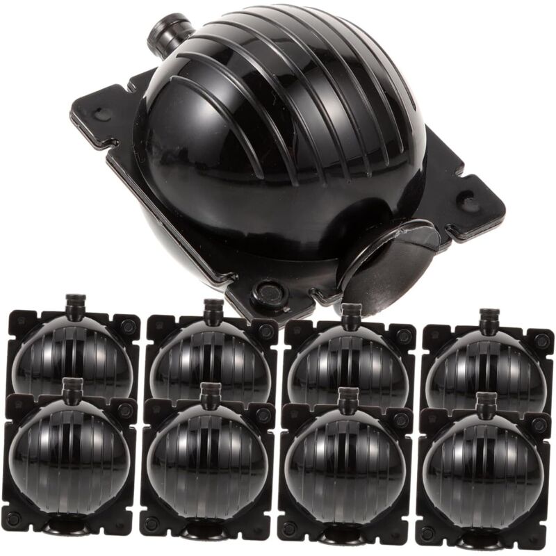 Schwarze Pflanzen, 10 Stück, laminierte Luftpflanzen, Hochzeits-Empfangskugeln, Kunststoff-Zuchtbox, Genitalien, schwarze Pflanzen, Wurzelsystem,