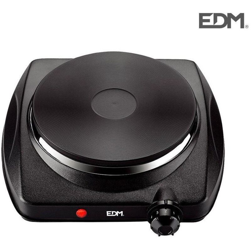 Schwarzer Elektroherd 1400 W 1 Brenner CE/A13 EDM