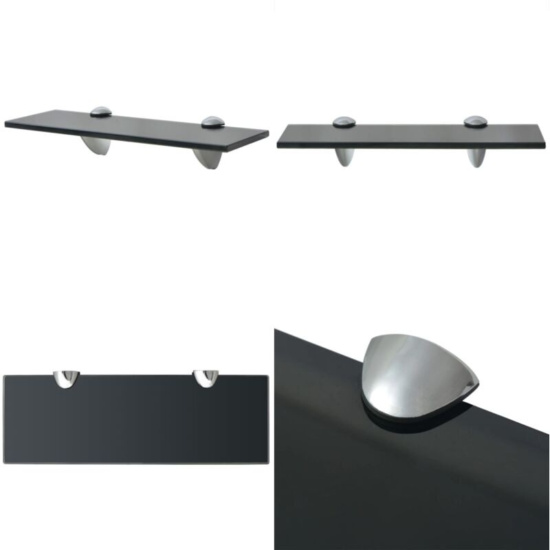 Vidaxl - Schwebendes Regal Glas 30x10 cm 8 mm - Wandregal - Glasregal - Schwebendes Regal - Deko Regal - Badezimmerregal - Home & Living