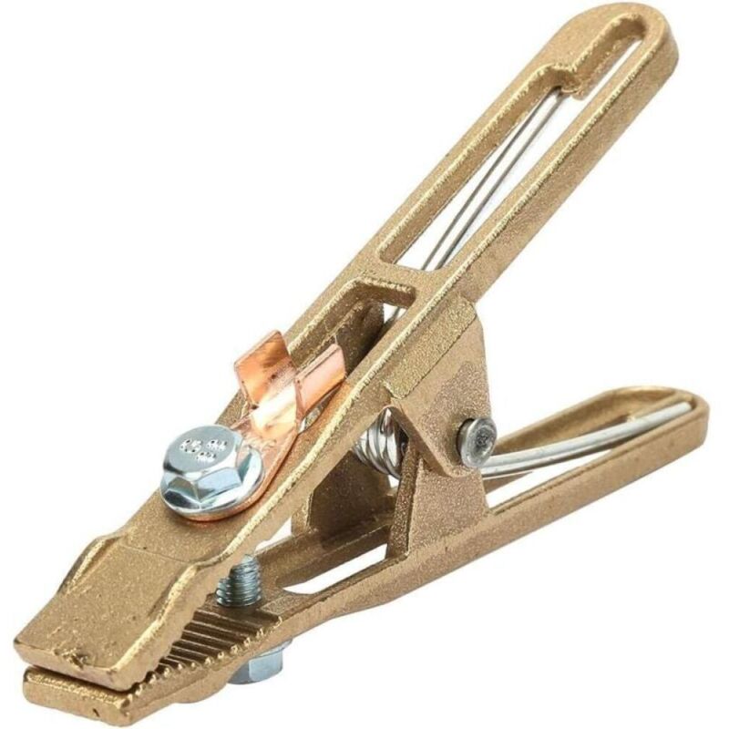 Schweißerdungsklemme, 260 A Hochleistungs-Messingbacke, Schweißerdungsklemme für Schweißgerät für Werften, Maschinenbau