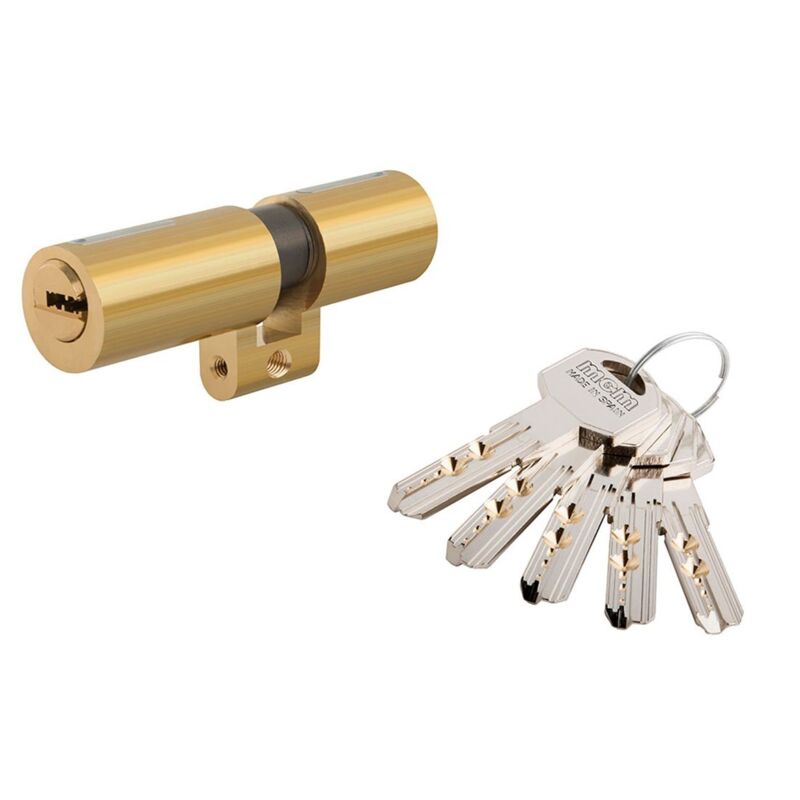 MCM Swiss Profile Sicherheitszylinder 33-43 Messing SP:33-43