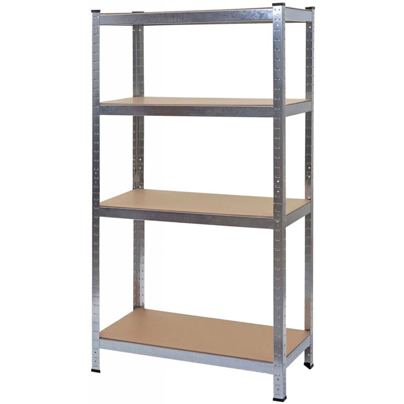 Schwerlastregal HHG 085, Werkstattregal Steckregal, 160x80x40cm, Traglast bis 320kg MVG-zertifiziert verzinkt