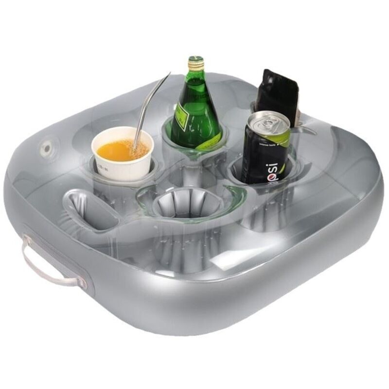 Schwimmender Getränkehalter, Pool- und Whirlpool-Zubehör, verbessertes Design für Poolspaß, Party, Whirlpool