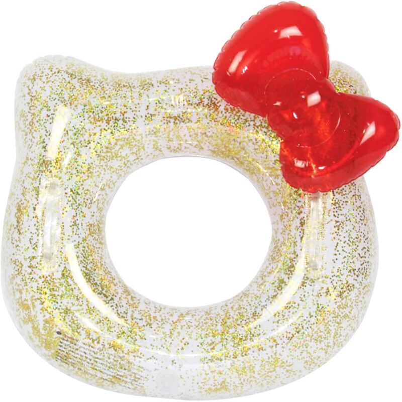 SCHWIMMRING FÜR KINDER MIT PAILLETTEN, SCHLAUCHBOOT MIT GRIFFEN, 5-9 Jahre, 70cm