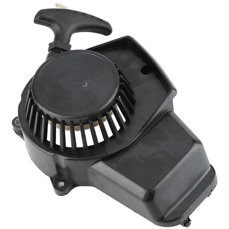 Seilzugstarter 47-49 cm³ 2-Takt Universalzündung für Motorrad, Dirtbike, Quad (Schwarz)