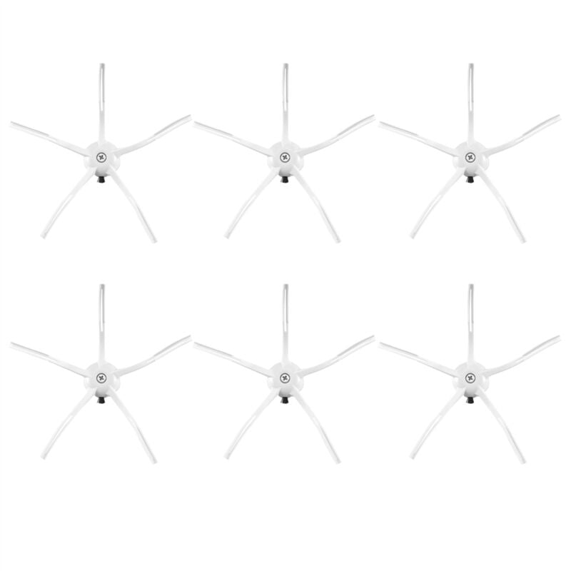 Seiten BüRste für S7 Max Maxv T7S plus S6 S5 max S50 S55 E35 E2 Roboter Vakuum Staubsauger Teile Weiß