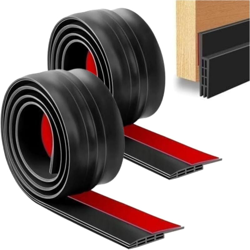 Selbstklebender Türdichtungsstreifen zur Geräuschreduzierung und Energieeinsparung, Türdichtungsstreifen für den unteren Bereich zum Schutz vor