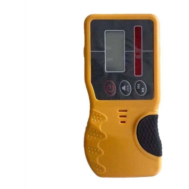 Selbstnivellierender Rotationslaser-Empfänger für den Außenbereich mit Detektor und robuster Klemme, Rotlicht