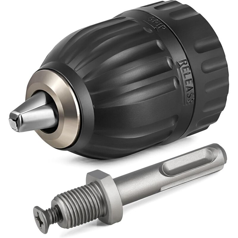 Selbstspannendes SDS-Bohrfutter 1,5-13 mm 1/2-20UNF mit SDS-plus-Adapter. Für Bosch Metabo Bohrmaschine etc.